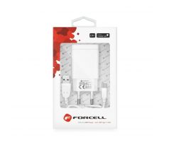 18W Forcell nabíjačka USB s káblom USB C, 2,4A, Quick Charge 3.0