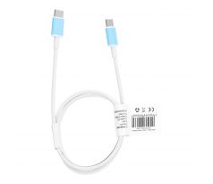 Kábel USB C - USB C Napájanie PD40W 2A C976 biely 1 meter