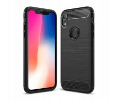 Puzdro Forcell CARBON pre iPhone XR čierne