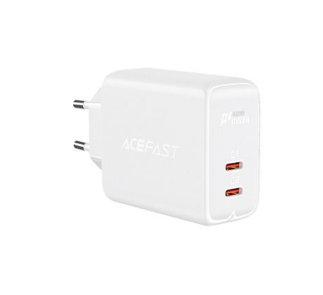 ACEFAST nabíjačka 2 x USB C QC3.0 40W A9 biela