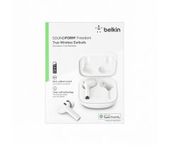 Slúchadlá Belkin Soundform Freedom TWS s nabíjacím puzdrom